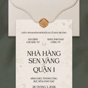 Thiệp Khai Trương | CHÉRIS