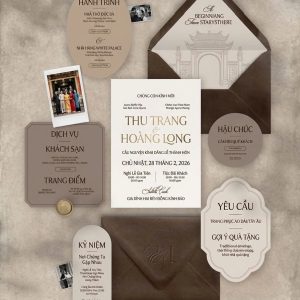 Thiệp Cưới Cao Cấp "Royal Classic" – CHÉRIS