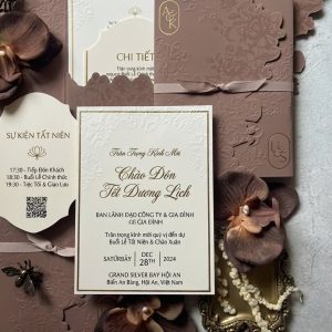 Thiệp Mời Tất Niên Sang Trọng "Year-End Gala" – CHÉRIS