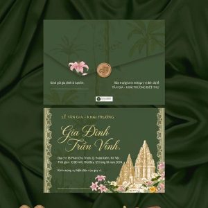 Thiệp Mời Lễ Tân Gia "Harmony Home" – CHÉRIS