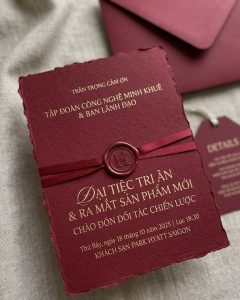 Bộ sưu tập thiệp cảm ơn màu đỏ